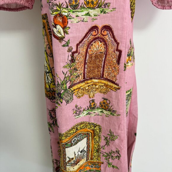 Alemais Monte printed flax midi dress - Picture 8 of 12